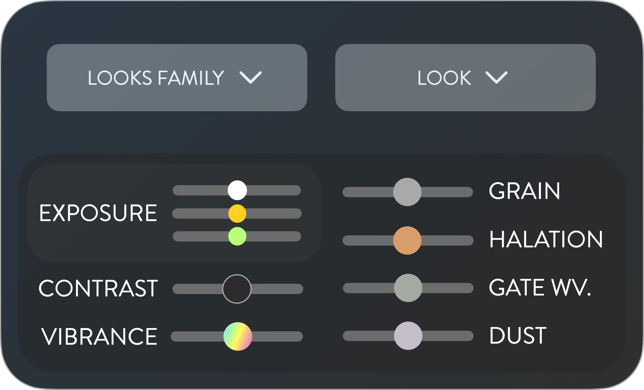 Looks controls illustration