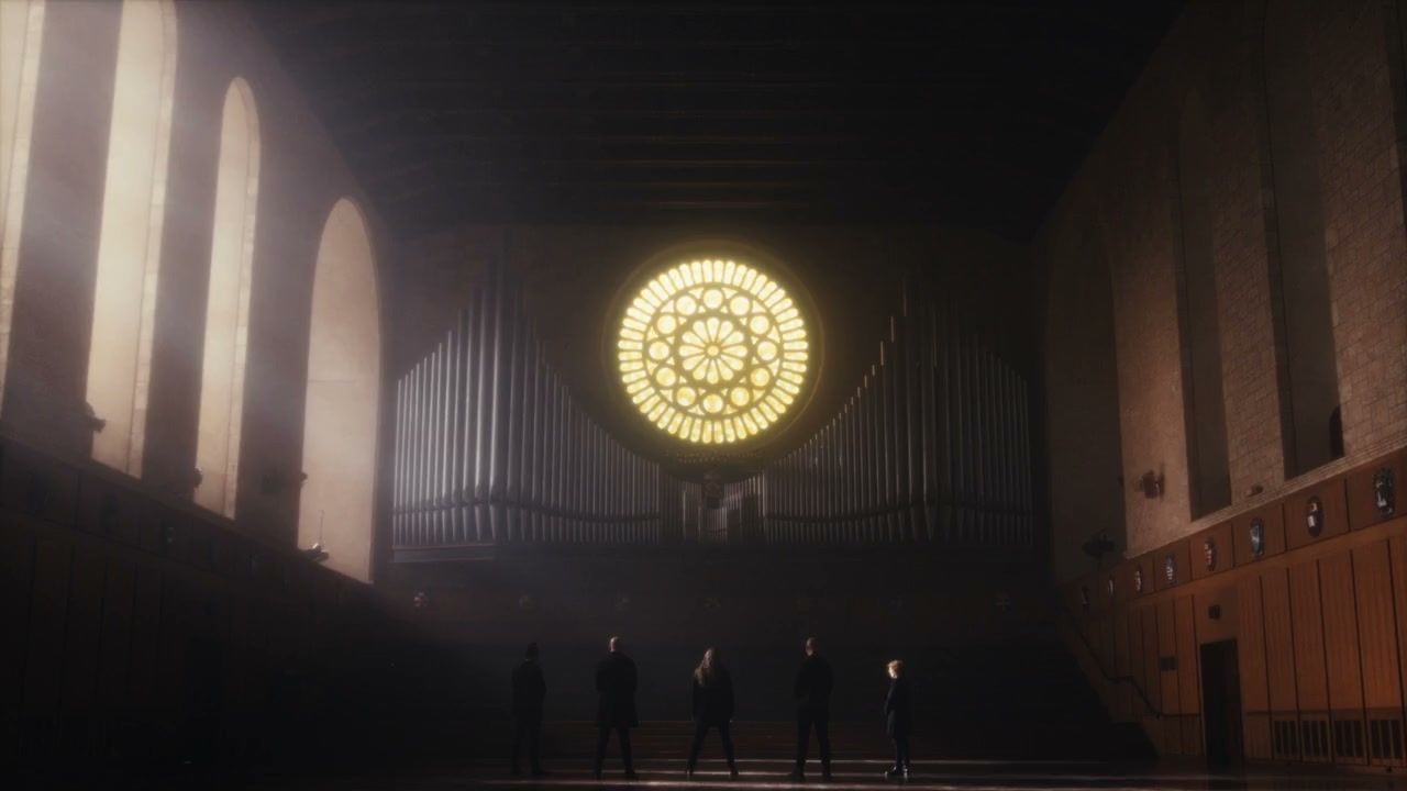 Footage with bloom applied, bright highlights glowing with a soft exponential light falloff